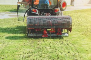 aerator performing aeration in Lewisburg, KY