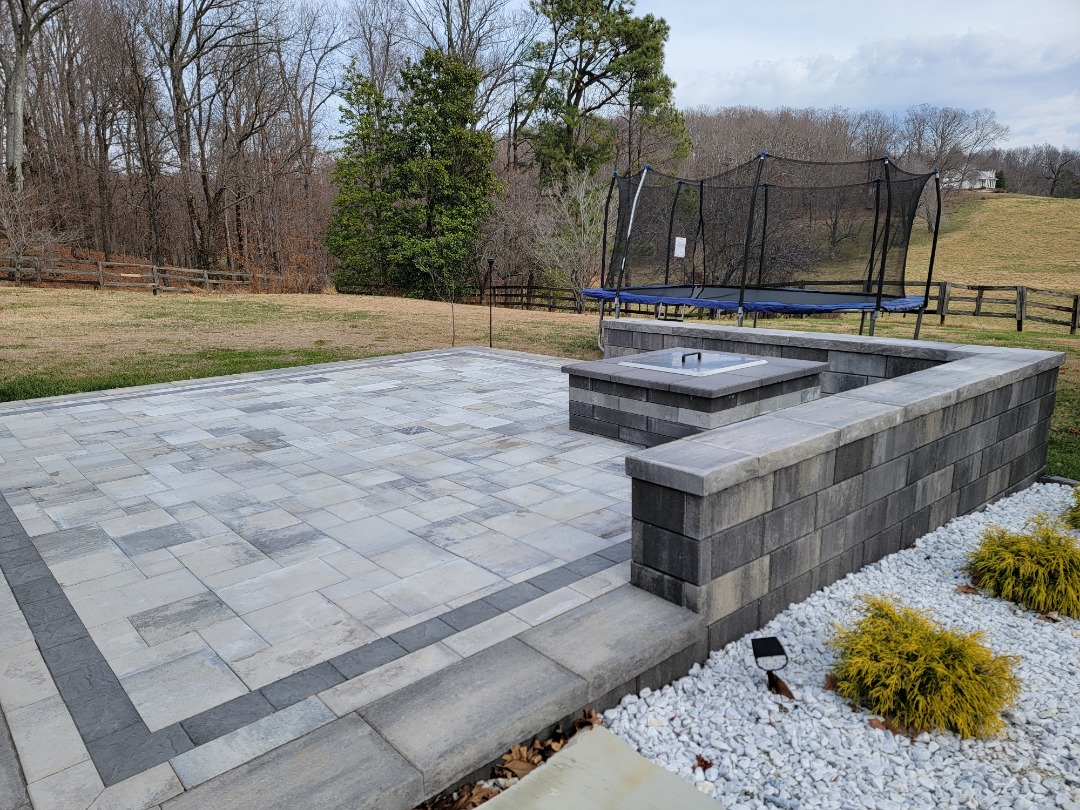A satisfied client’s patio that was done by our professionals.